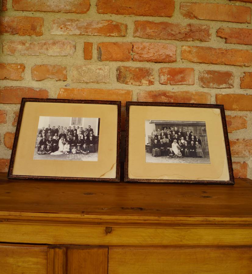 2 rámečky s fotografiemi /136, 137
