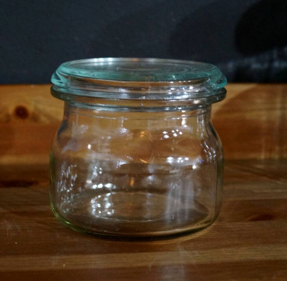 Skleněné dózy s víčkem 0,5l