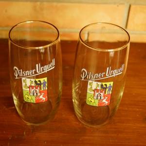2 sklenice na pivo Pilsen Urqell