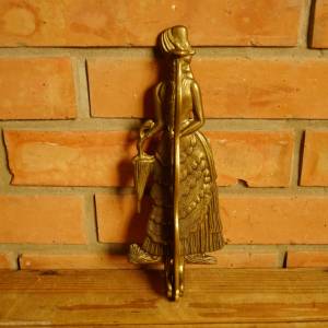 Velký mosazný věšák - skládací