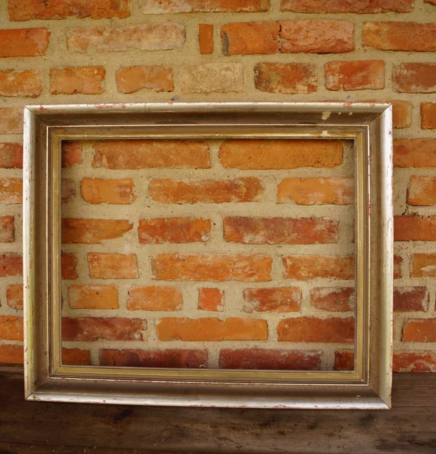 Stříbrný starý rám / 192.