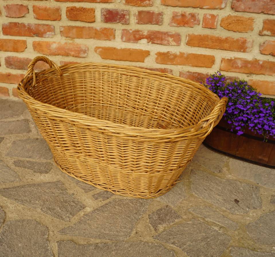 Veliký proutěný koš 03