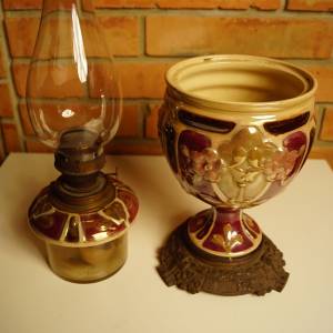 Nádherná petrolejová lampa