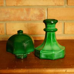 Zelená malachitová lampa - torzo