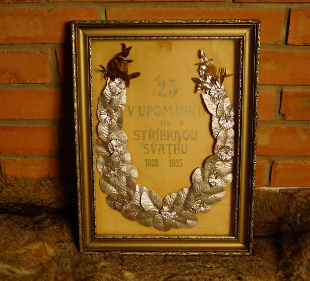 Starý rám - stříbrná svatba 1953
