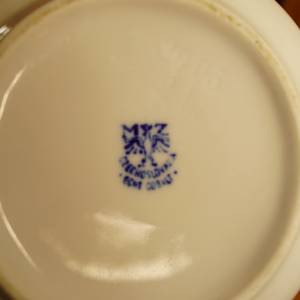 Porcelánový džbán - modrý vzor