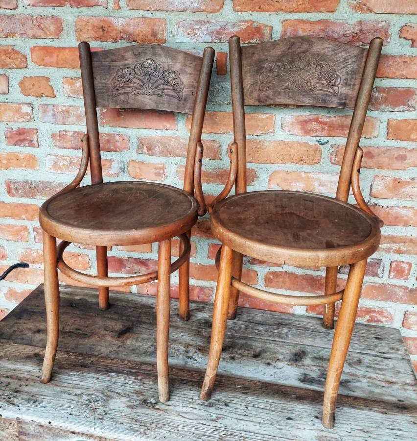 2 židle Thonet