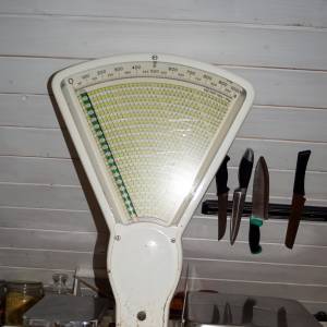 Starožitná retro váha TRANSPORTA