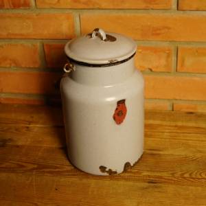 Šedá smaltovaná bandaska