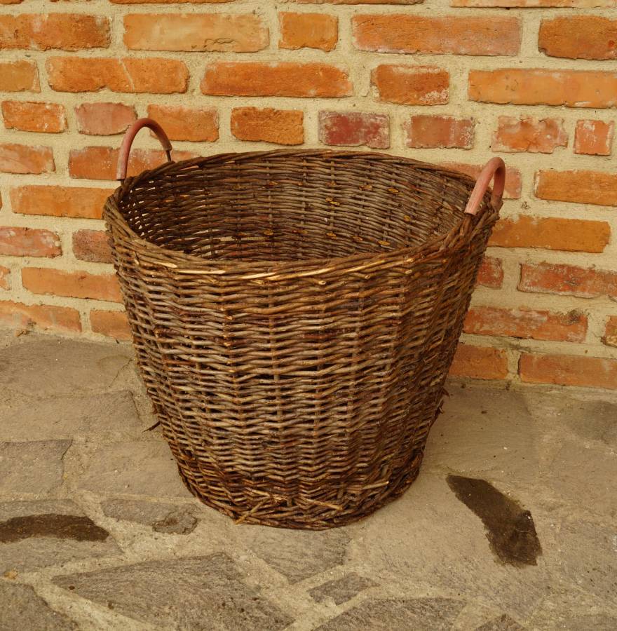Veliký proutěný koš