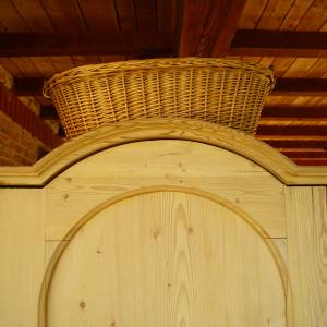 Proutěný koš - ovál