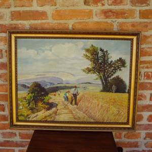 Obraz - sklizeň obilí / 163.