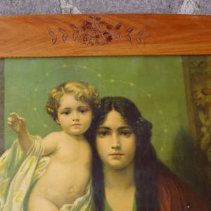 Dřevěný rám s obrazem / 161.
