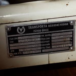 Starožitná retro váha TRANSPORTA