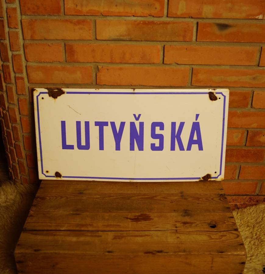 Plechová cedule 