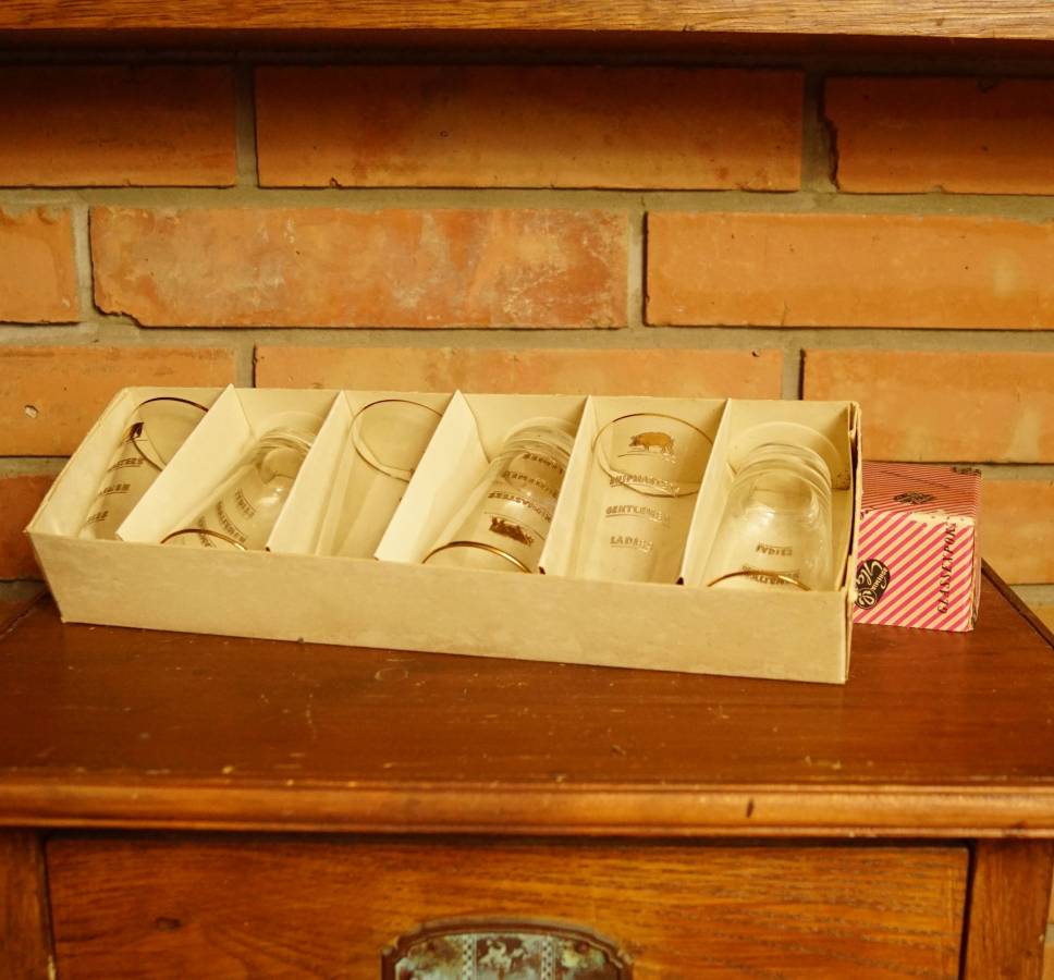 6 skleniček - orig. balení