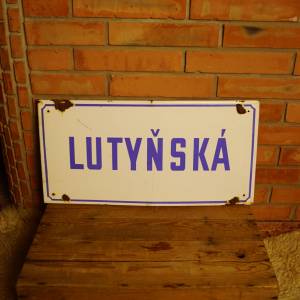 Plechová cedule 