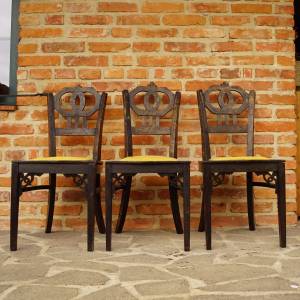 3 židle - původní stav