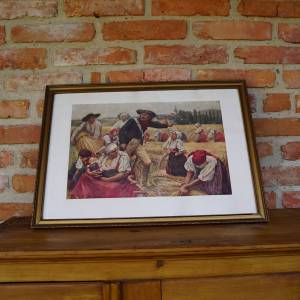 Obraz sklizeň obilí /152.