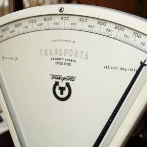 Starožitná retro váha TRANSPORTA