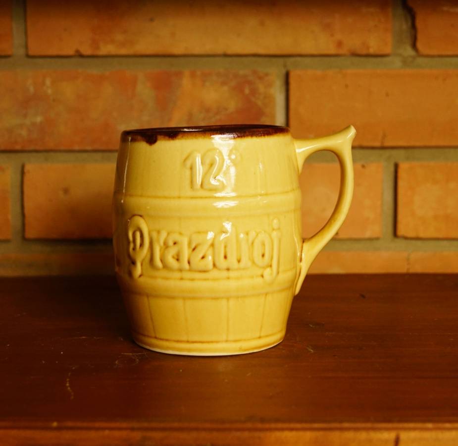 Kameninový korbel Prazdroj