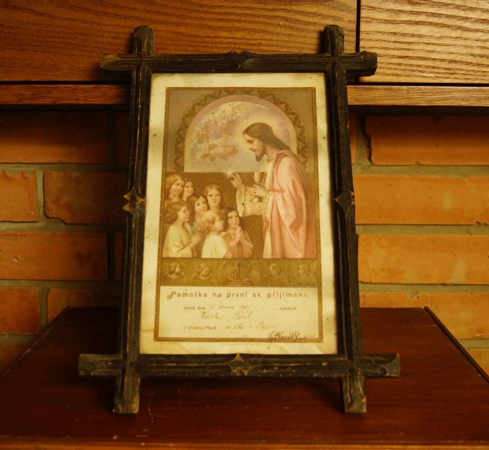 Dřevěný rámeček / 134.