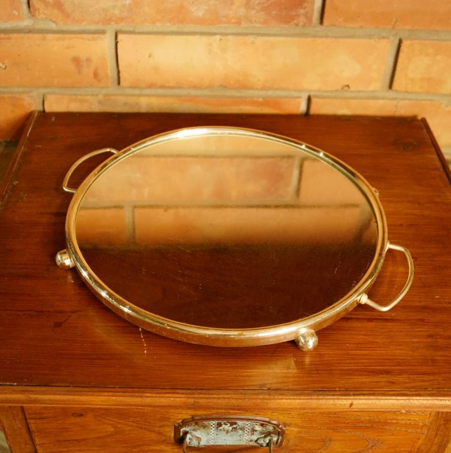 Starožitný zrcadlový tác