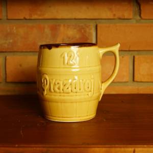 Kameninový korbel Prazdroj