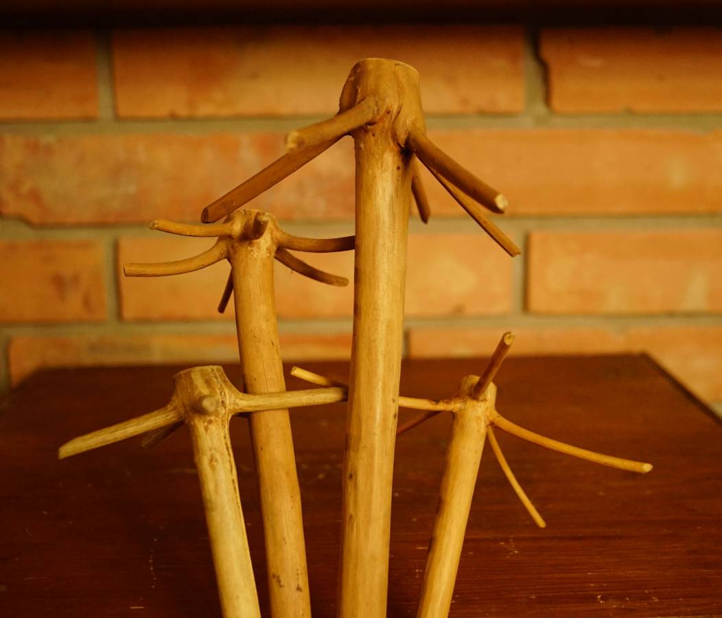 4 dřevěné kvedlačky