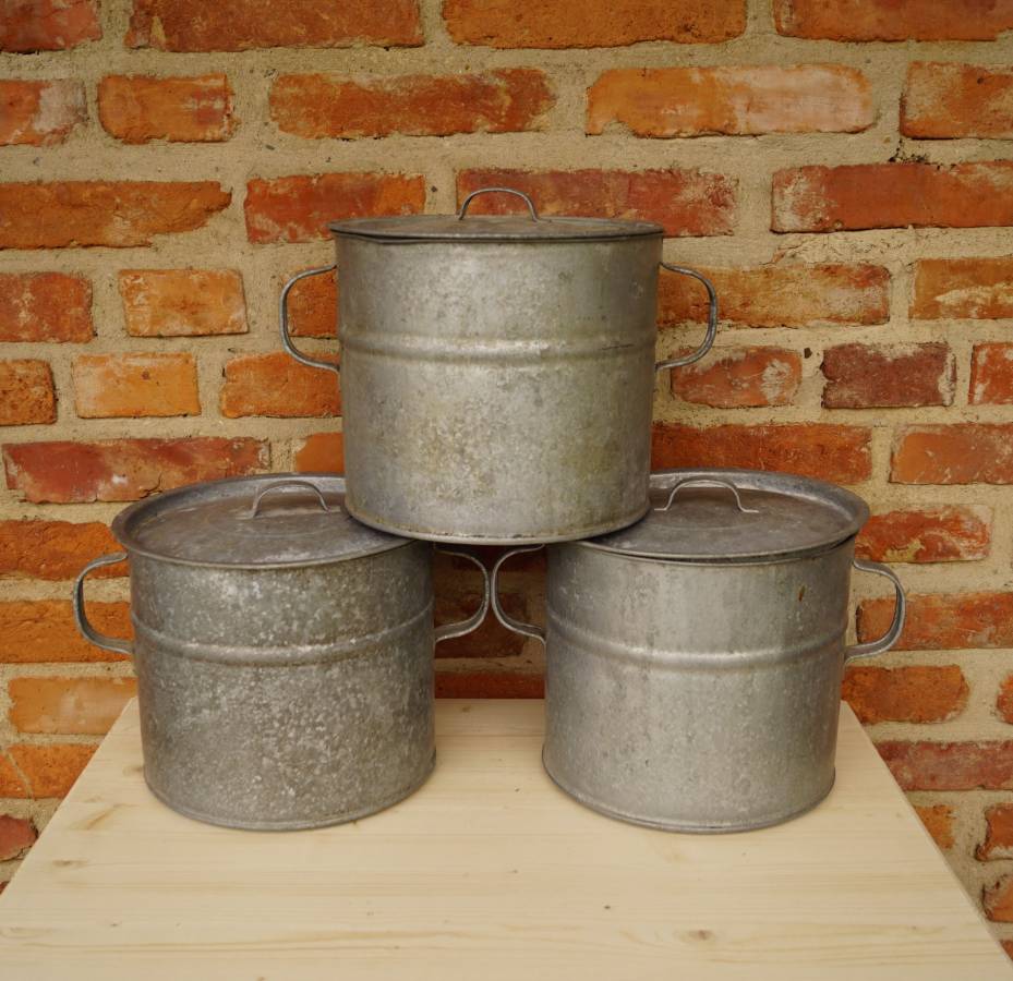 Pozinkované hrnce - 1 ks