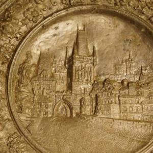 Hliníkový talíř Praha - stř.