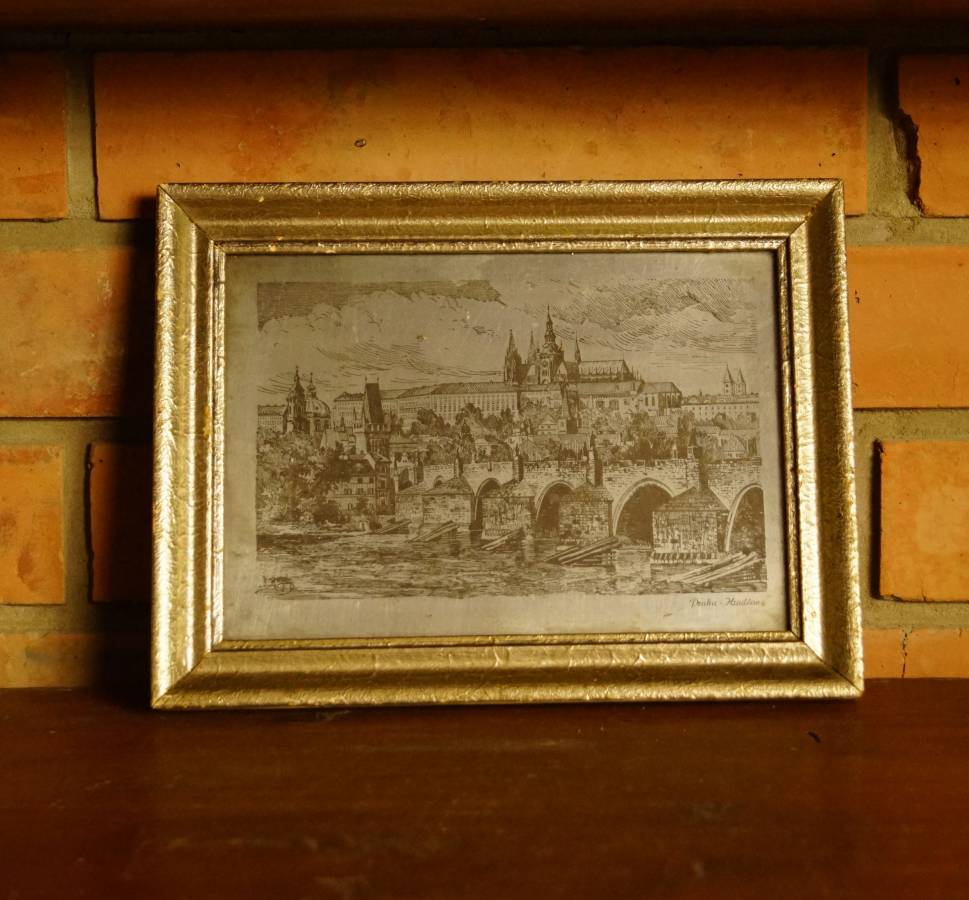 Praha ve stříbrném rámečku