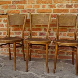 3 židle Thonet