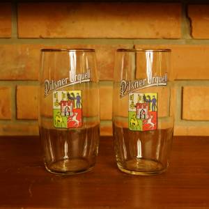 2 sklenice na pivo Pilsen Urqell