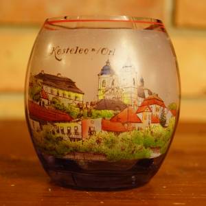 Buclatá sklenička Kostelec nad Orlicí
